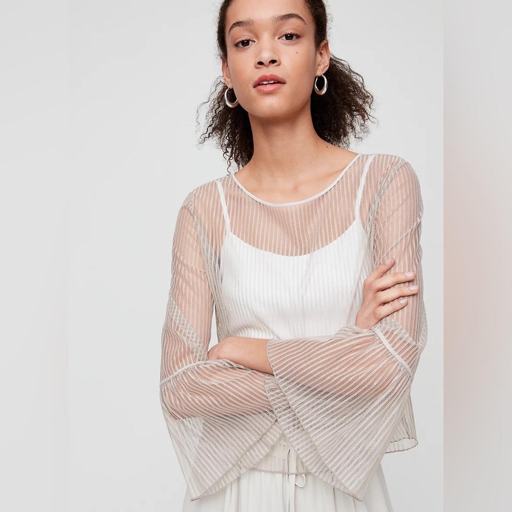 Aritzia Wilfred Humbert Blouse, White, Size XS